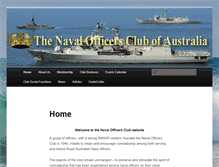 Tablet Screenshot of navalofficer.com.au